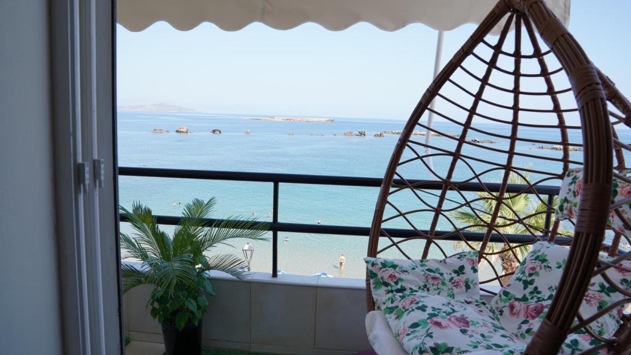 Km Beach View Apartment Χανιά Εξωτερικό φωτογραφία